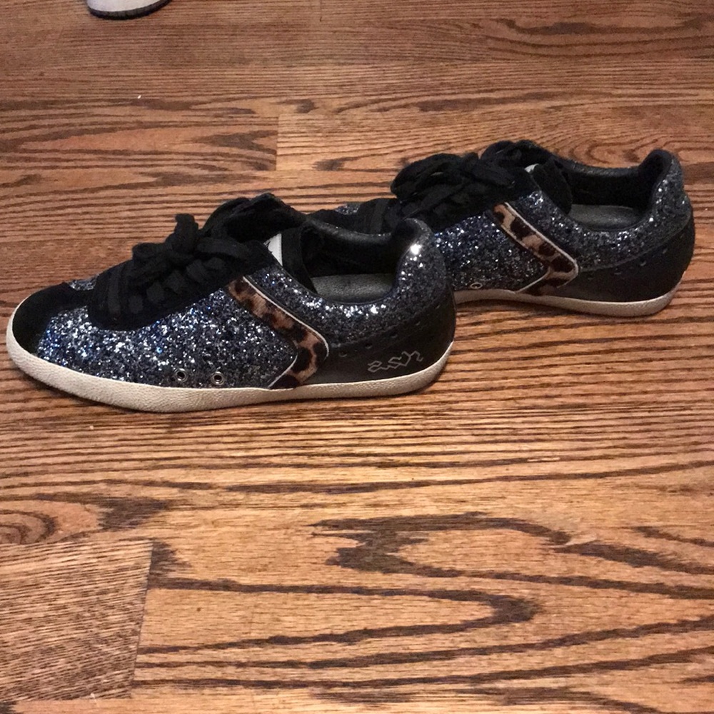Ash sparkle cheetah sneakers size 6